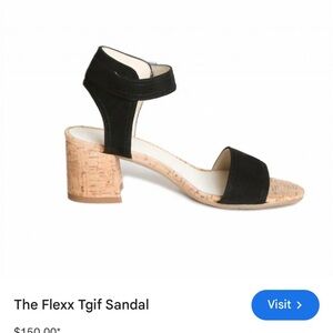 The Flexx TGIF Black Sandal Size 41